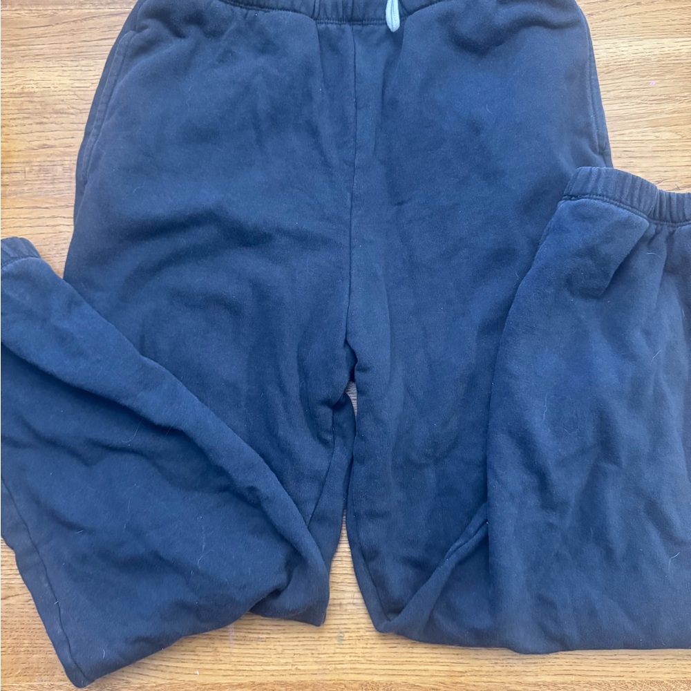 American Eagle Outfitters Black Joggers Relaxed Fit Sweatpants